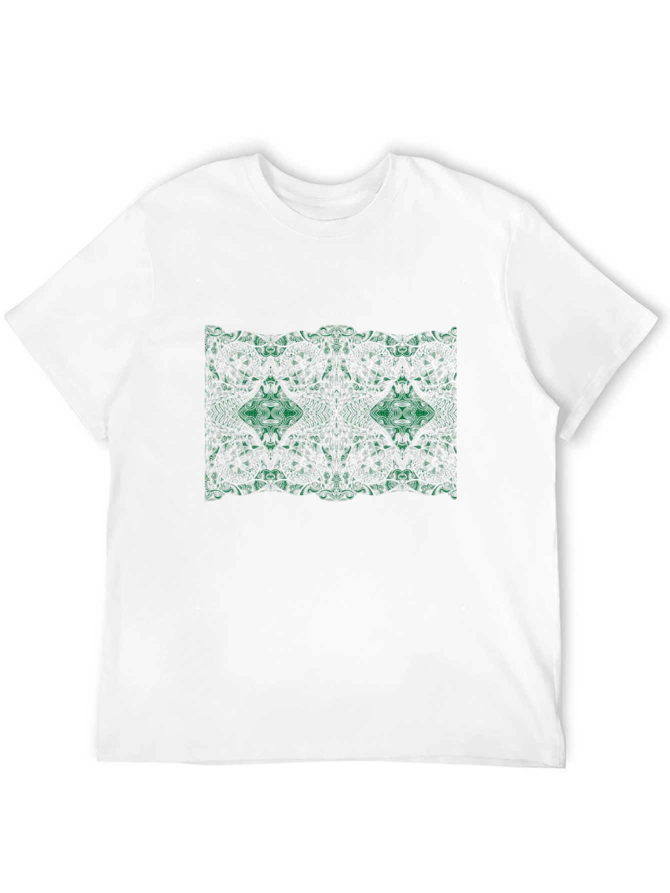 Emerald Pattern Black Tee