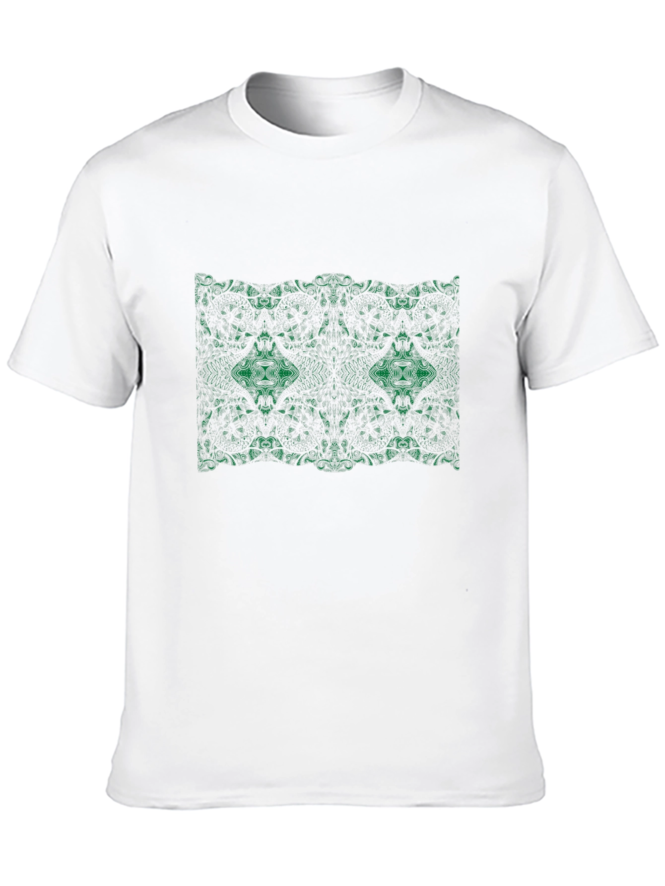 Emerald Pattern Black Tee
