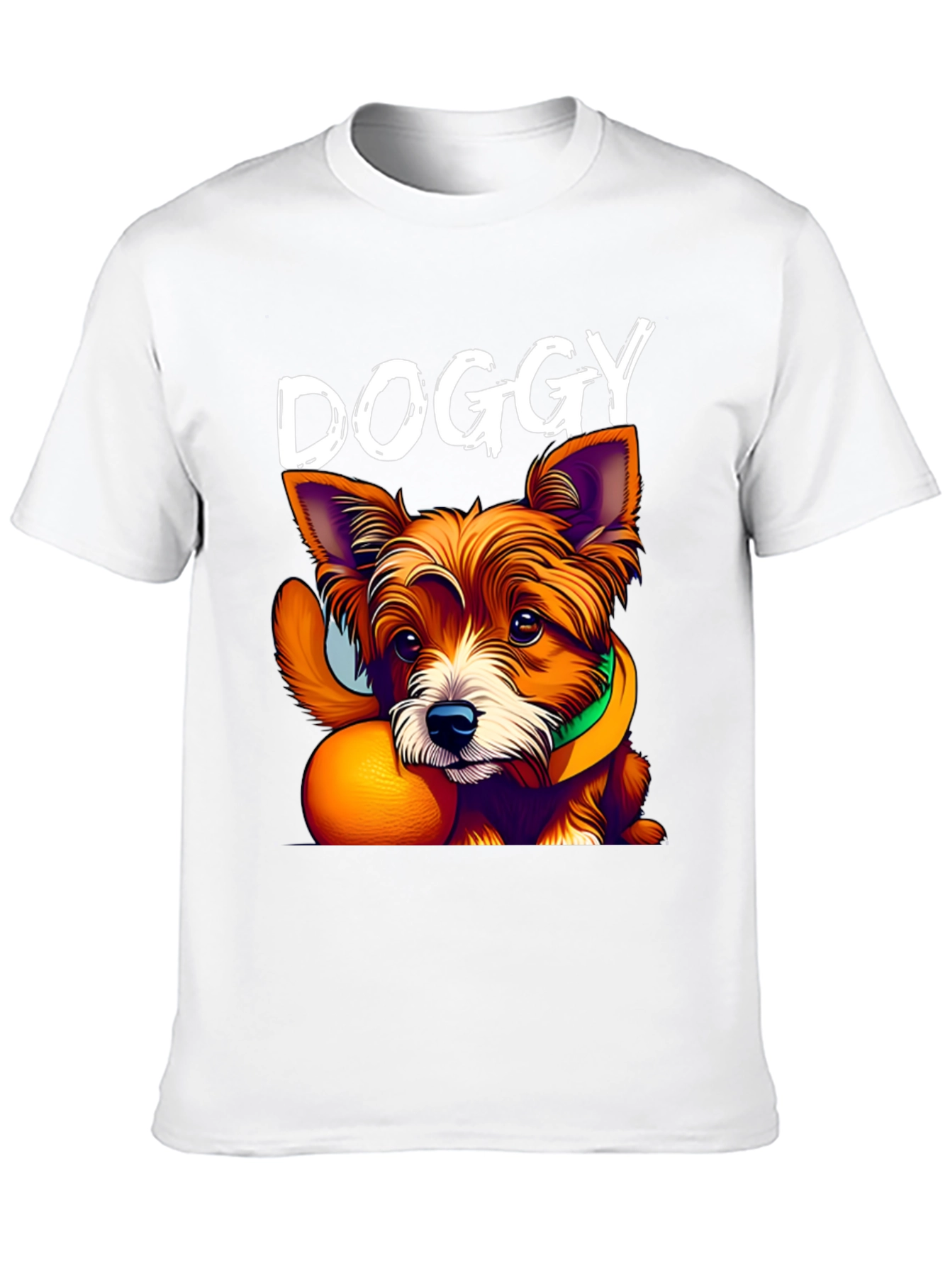 Doggy Graphic Tee - Cute Dog T-Shirt