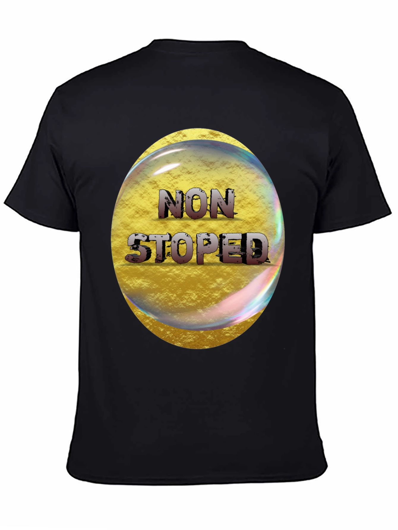 Non Stop Graphic T-Shirt - Mens Black Tee