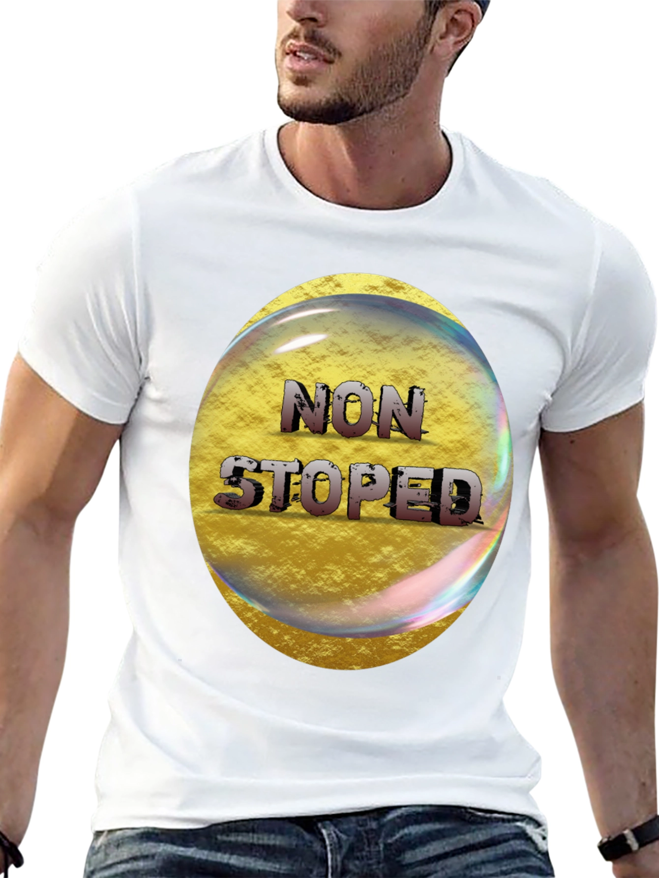 Non Stop Graphic T-Shirt - Mens Black Tee