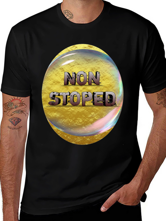 Non Stop Graphic T-Shirt - Mens Black Tee