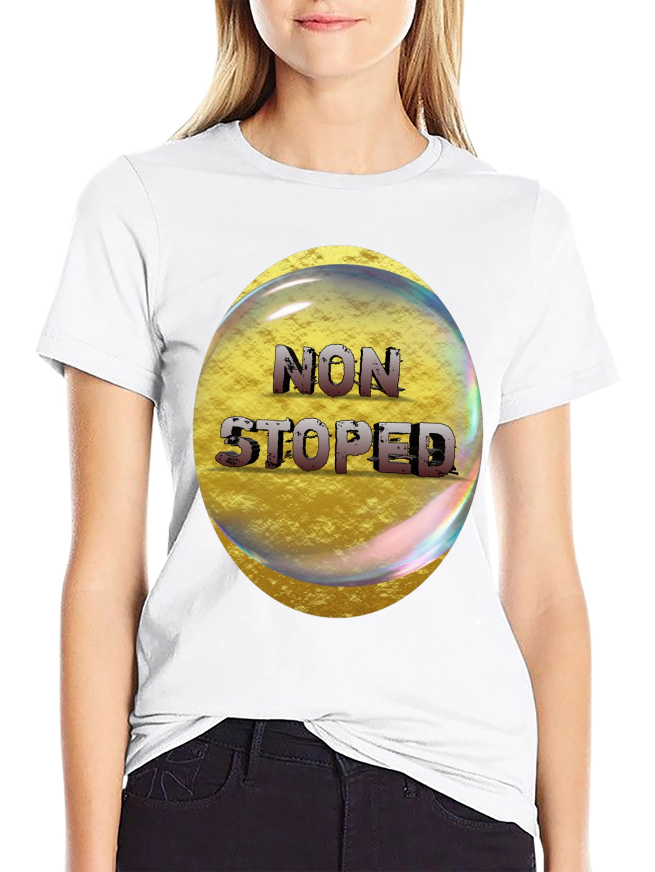 Non Stop Graphic T-Shirt - Mens Black Tee