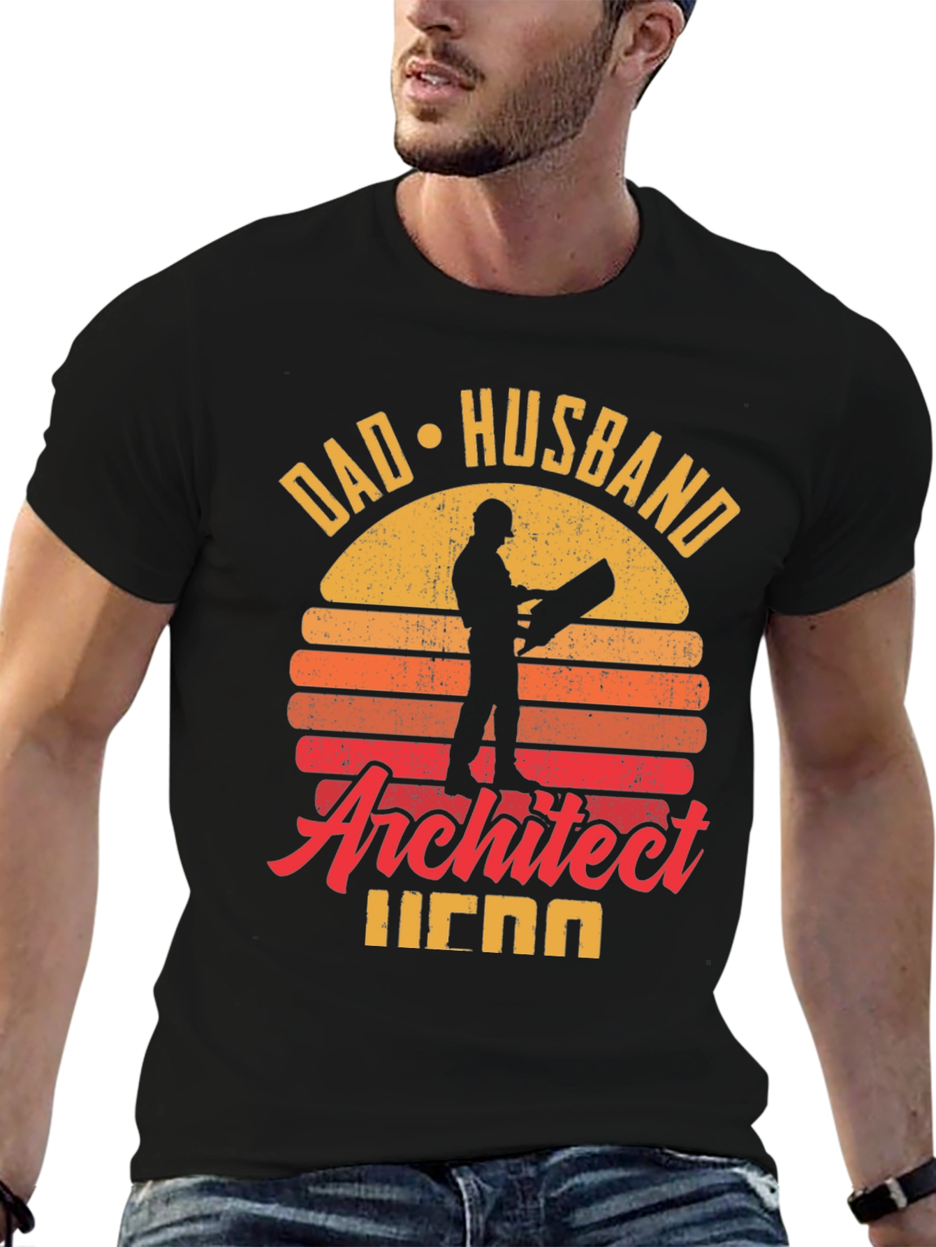Dad Husband Architect Hero T-Shirt