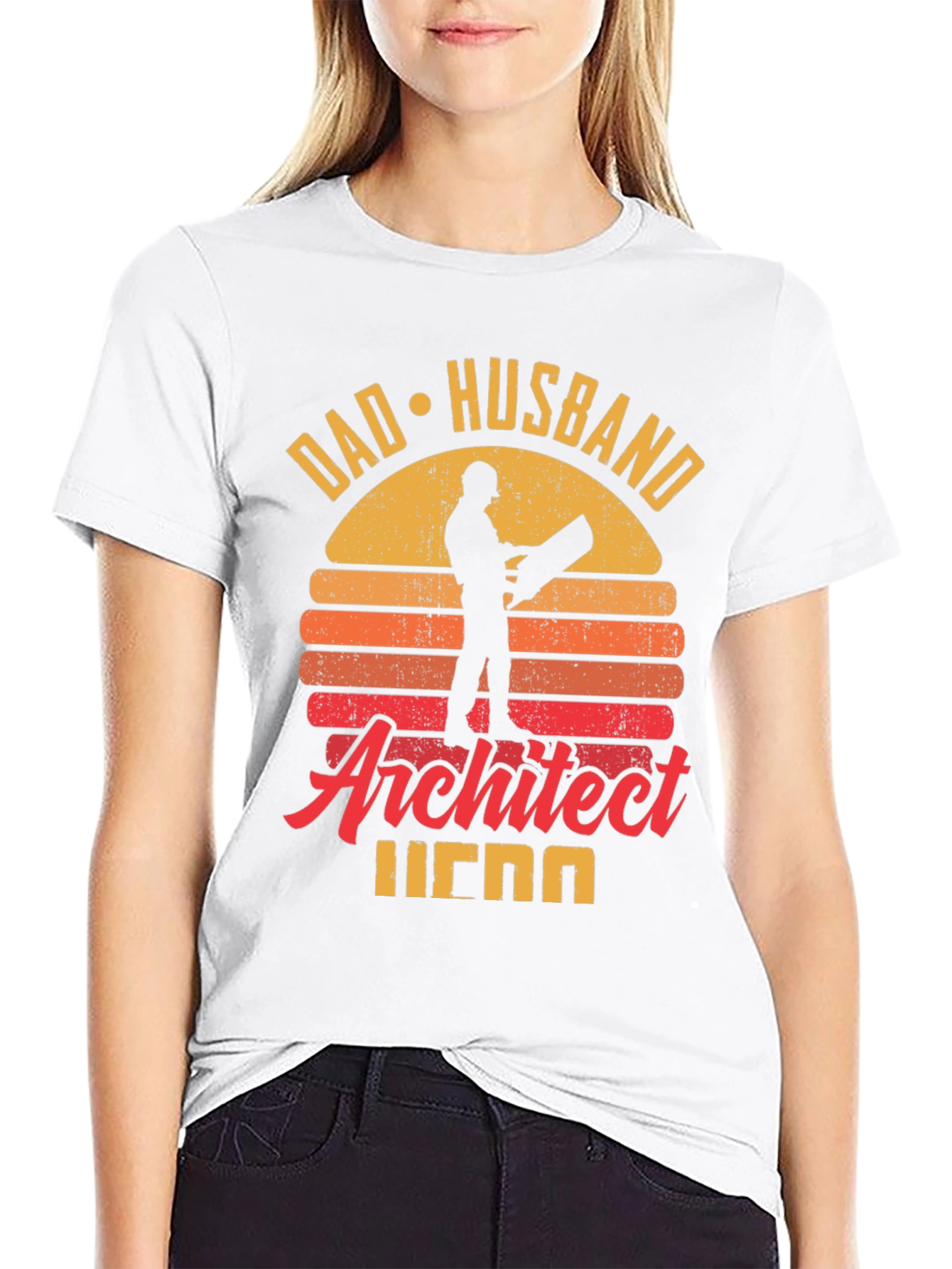 Dad Husband Architect Hero T-Shirt