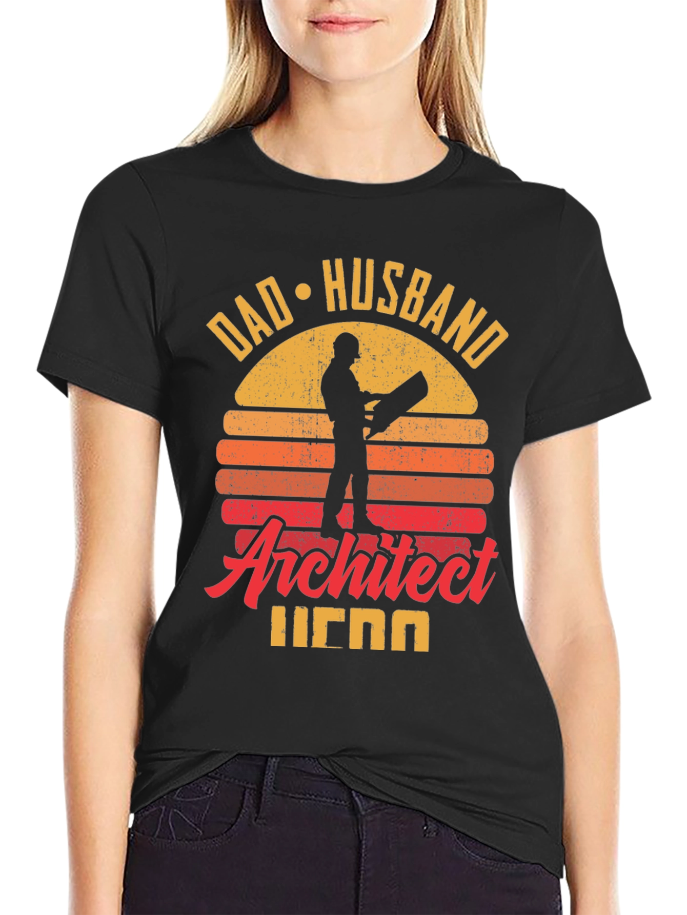 Dad Husband Architect Hero T-Shirt