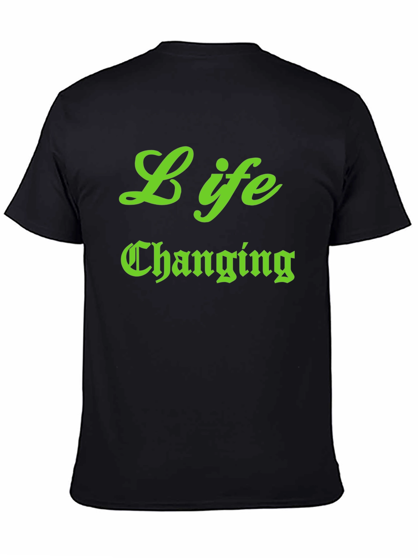 Life Changing Black Graphic Tee