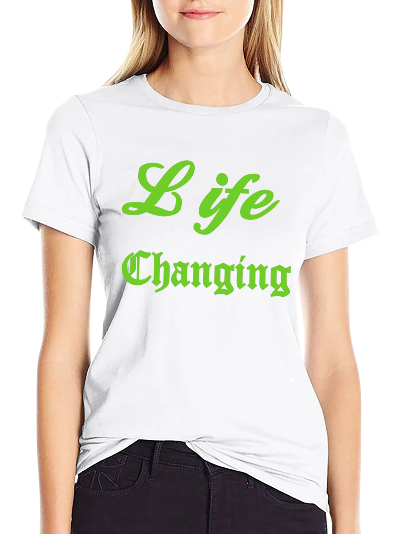 Life Changing Black Graphic Tee