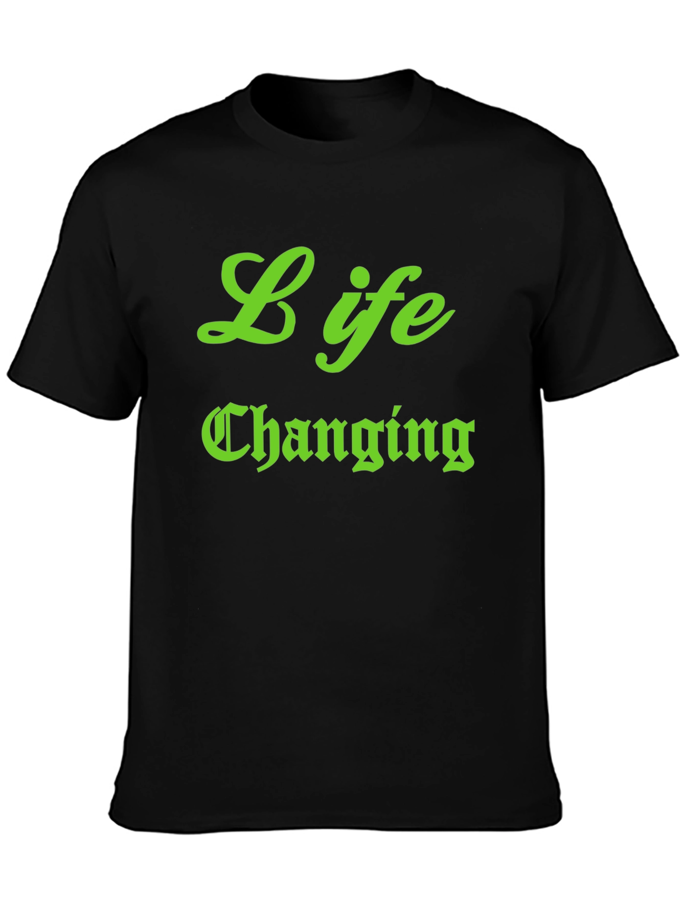 Life Changing Black Graphic Tee