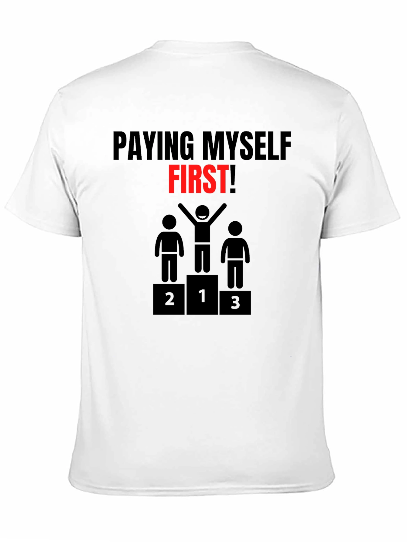Pay Myself First Graphic Tee - Black