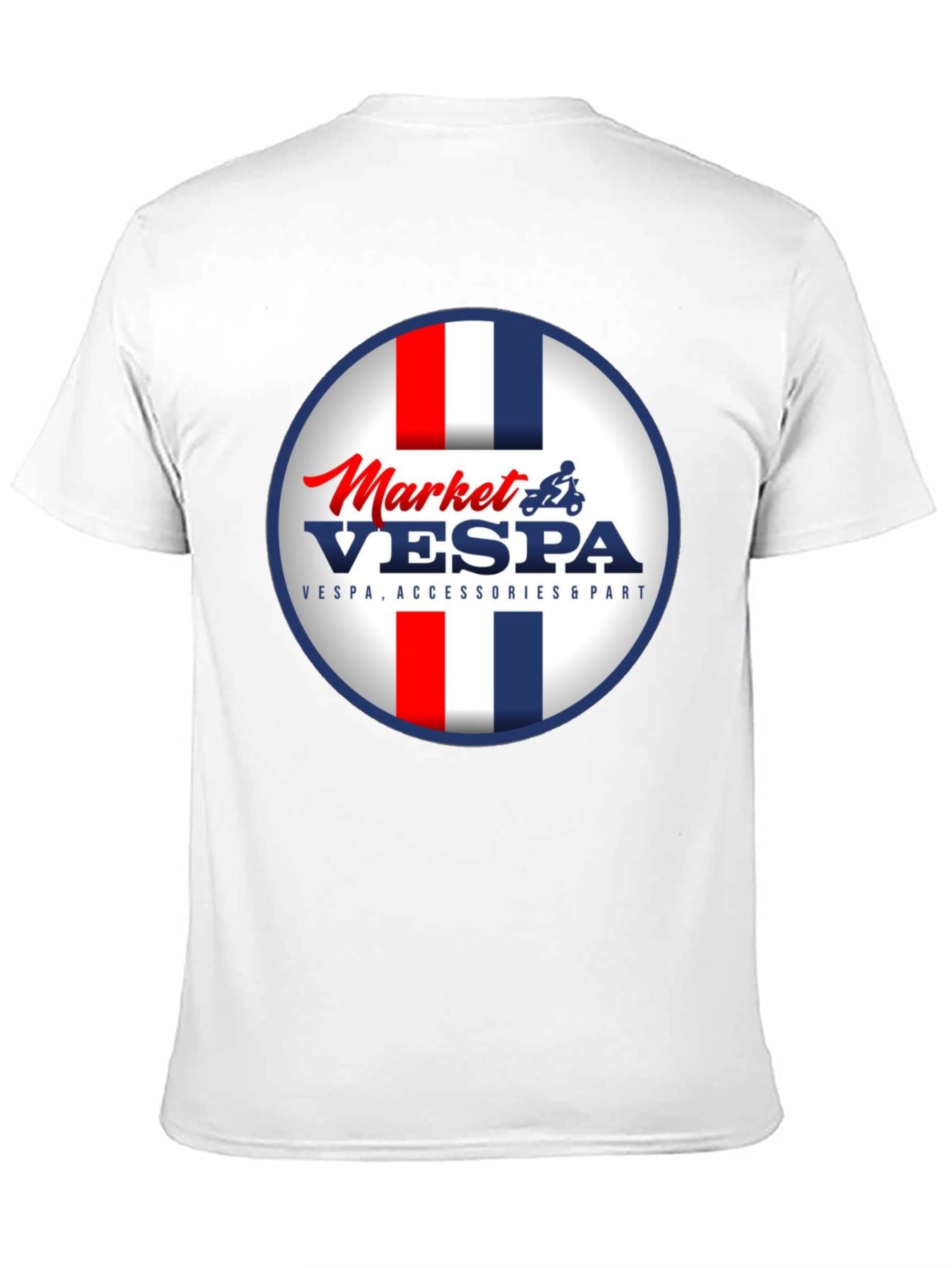 Market Vespa T-Shirt - Retro Style