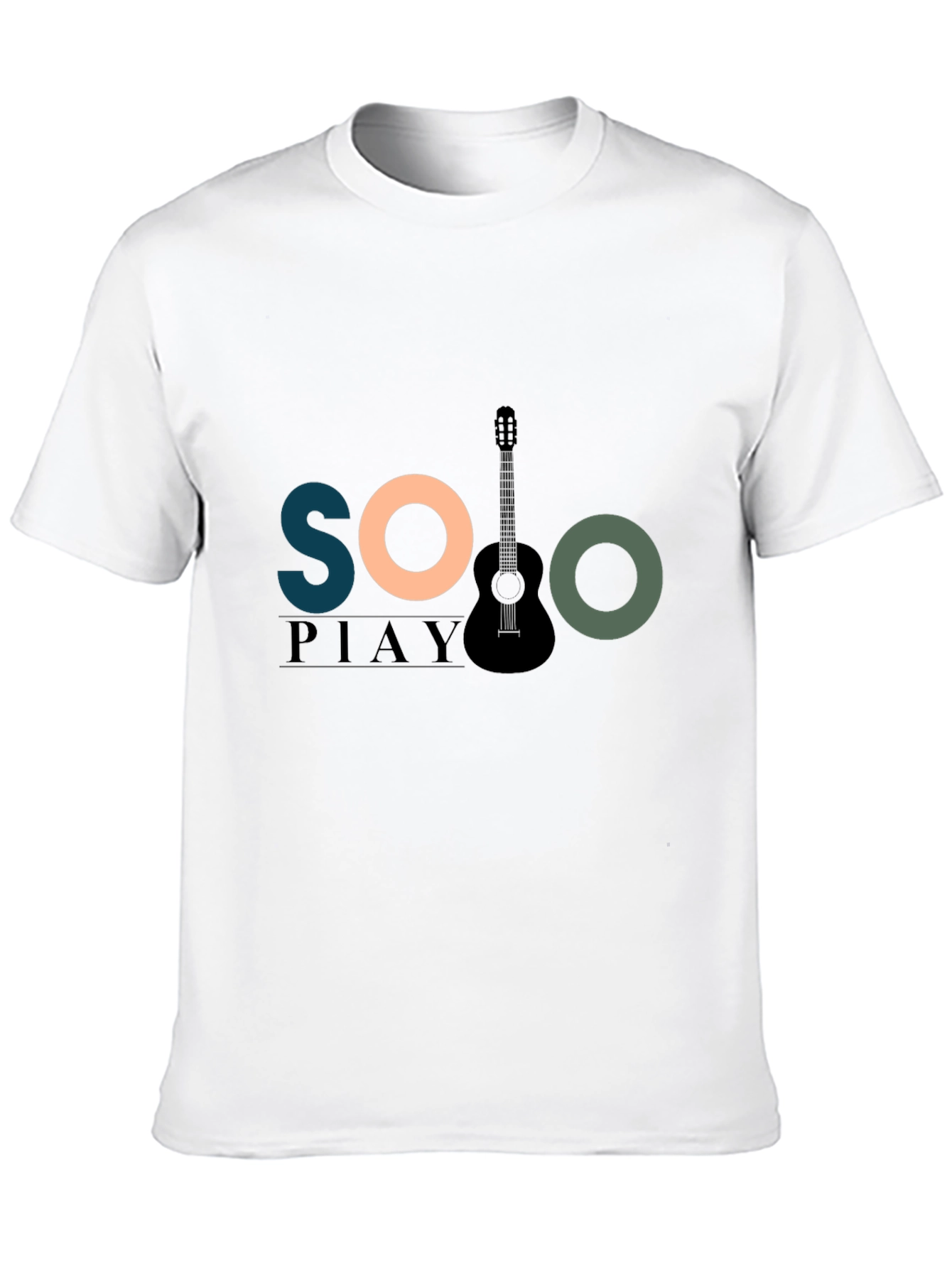 Solo Piano Guitar Graphic T-Shirt