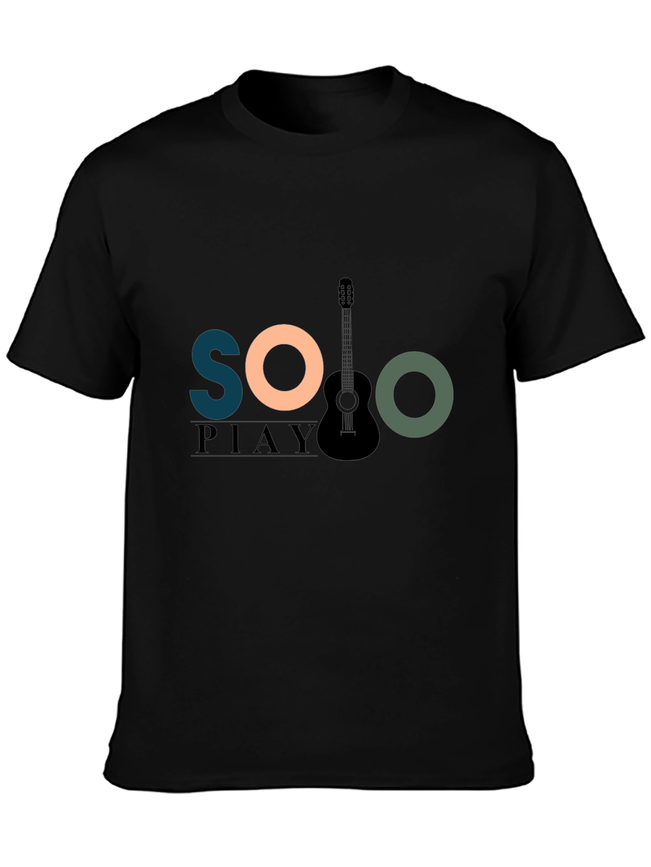 Solo Piano Guitar Graphic T-Shirt