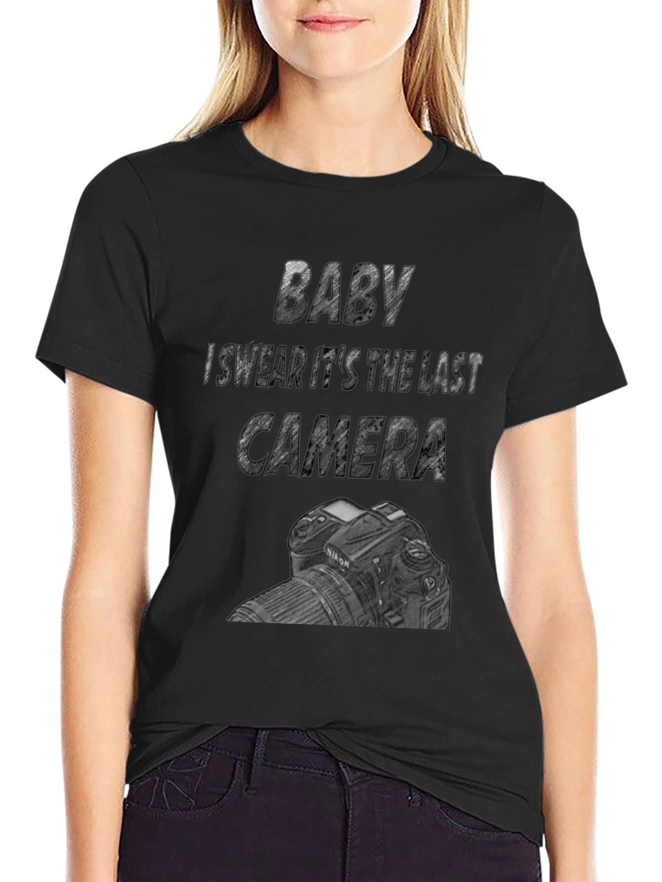 Funny Last Camera Graphic Tee - Photographer Gift