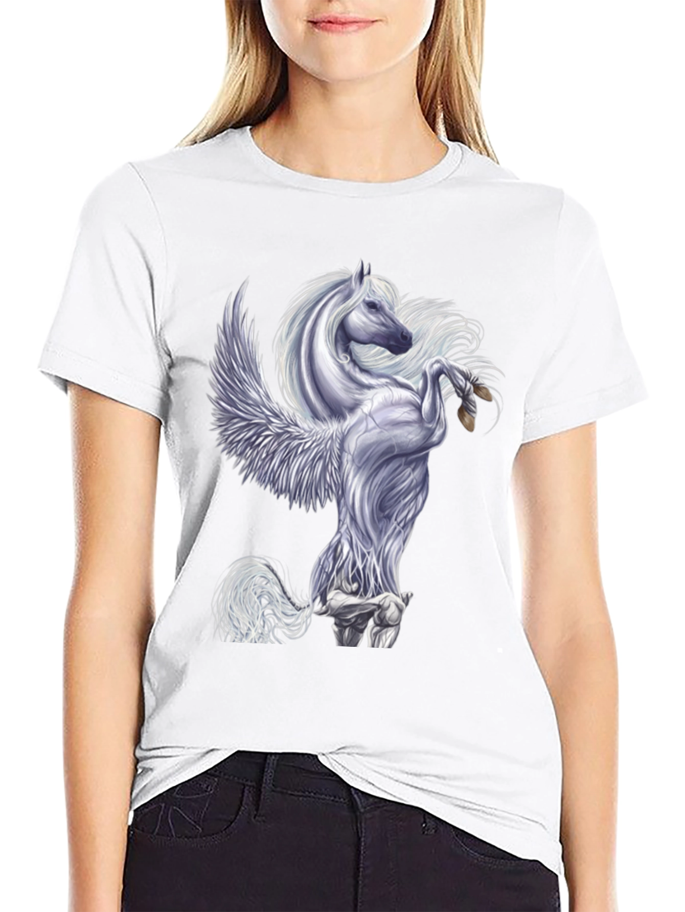 Pegasus Graphic T-Shirt - Black