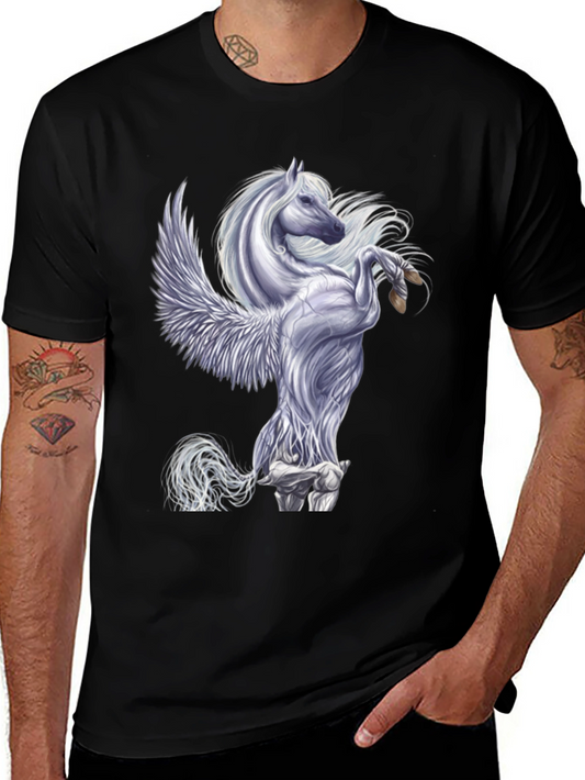 Pegasus Graphic T-Shirt - Black