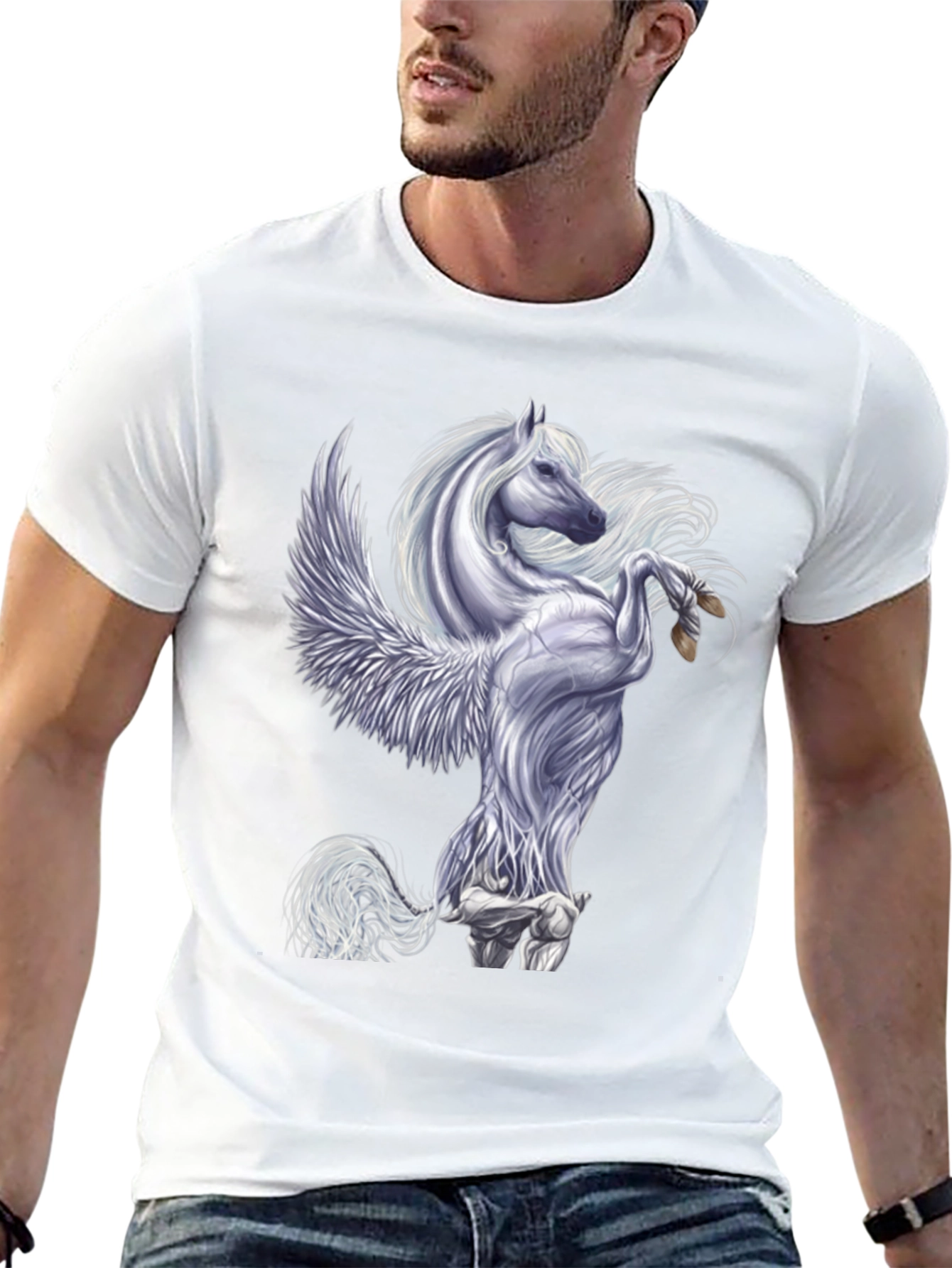 Pegasus Graphic T-Shirt - Black