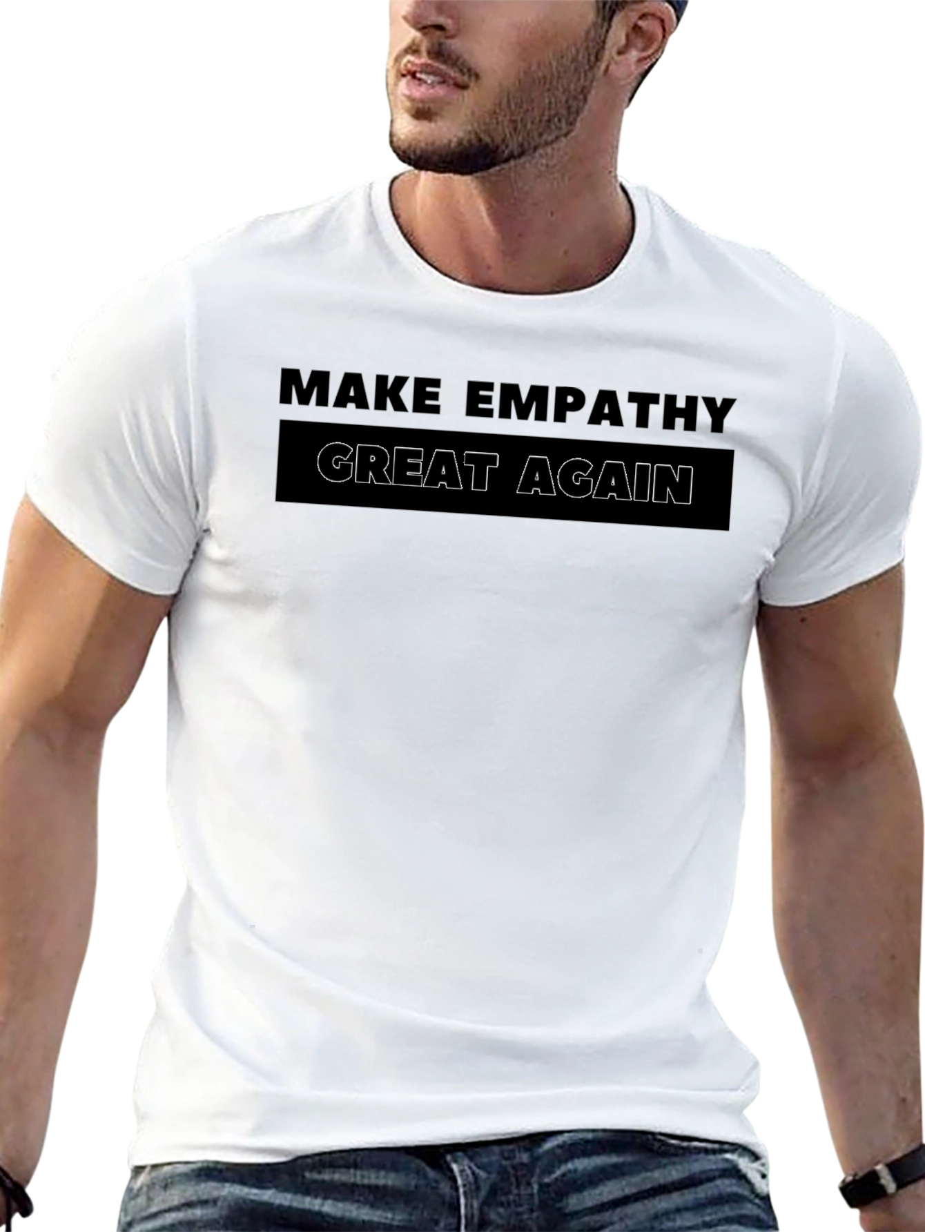 Make Empathy Great Again Black T-Shirt