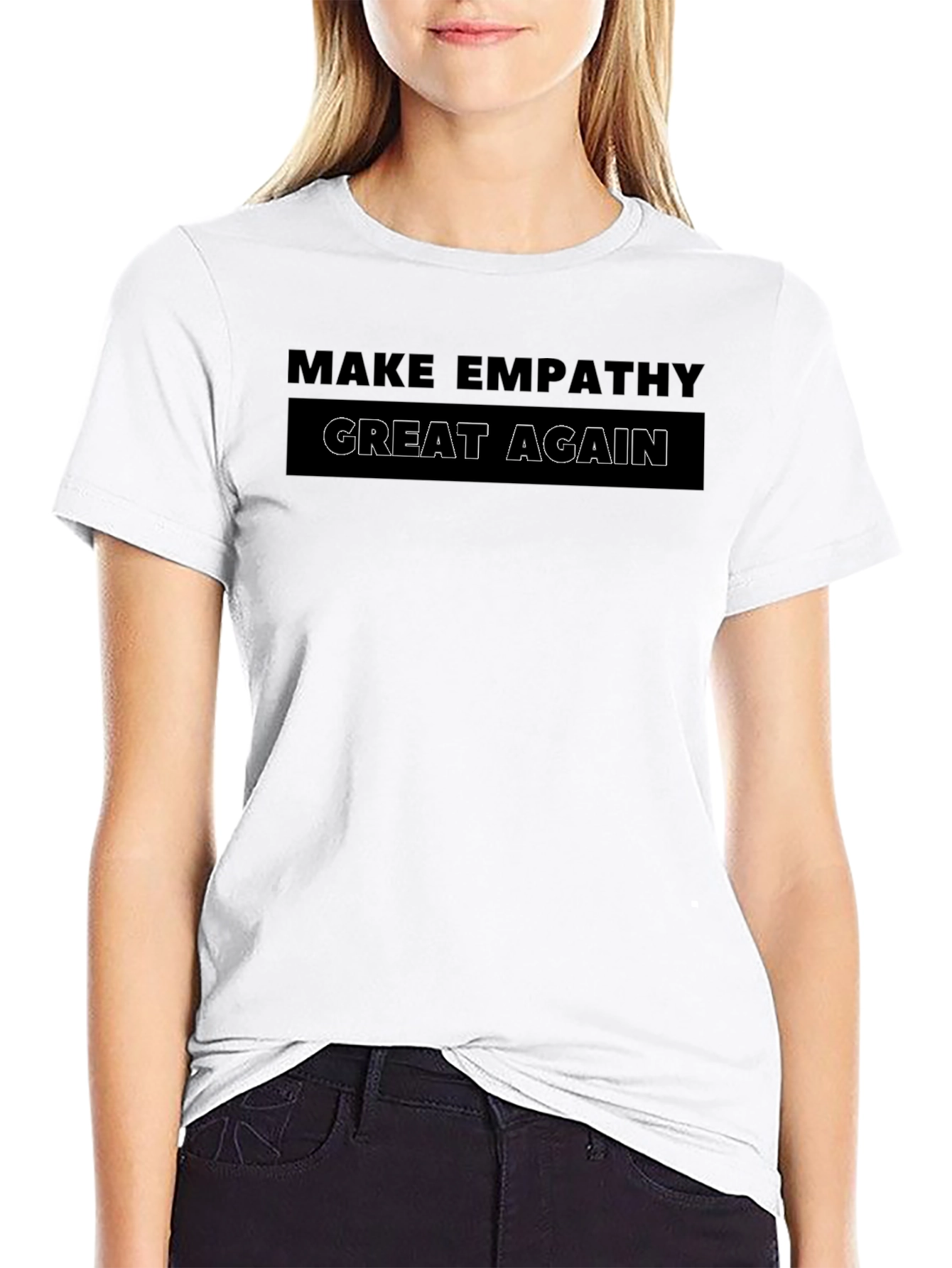 Make Empathy Great Again Black T-Shirt