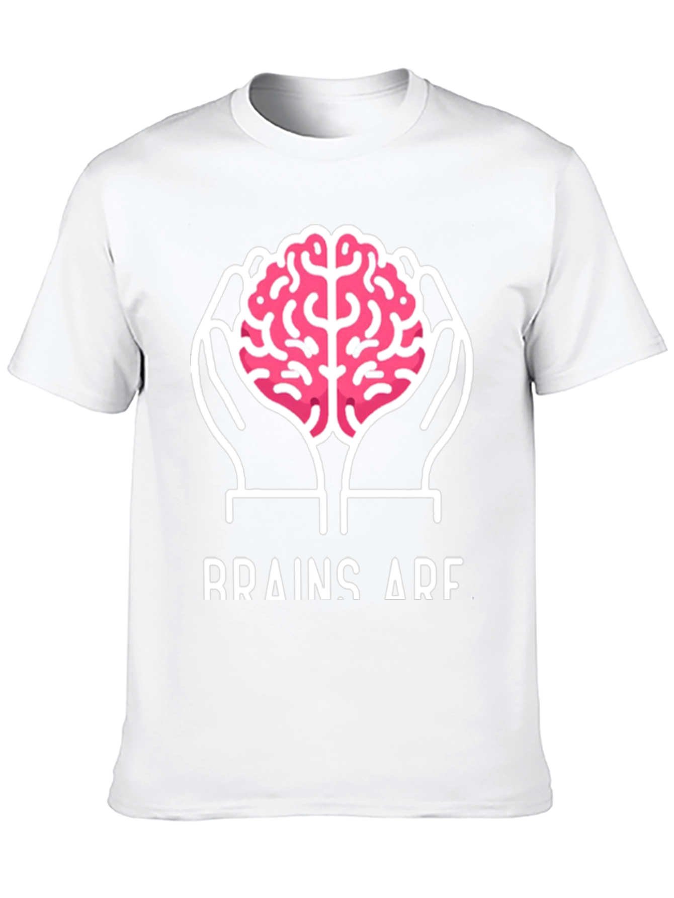 Brainy Tee: Hold Brains! Cool Graphic T-Shirt
