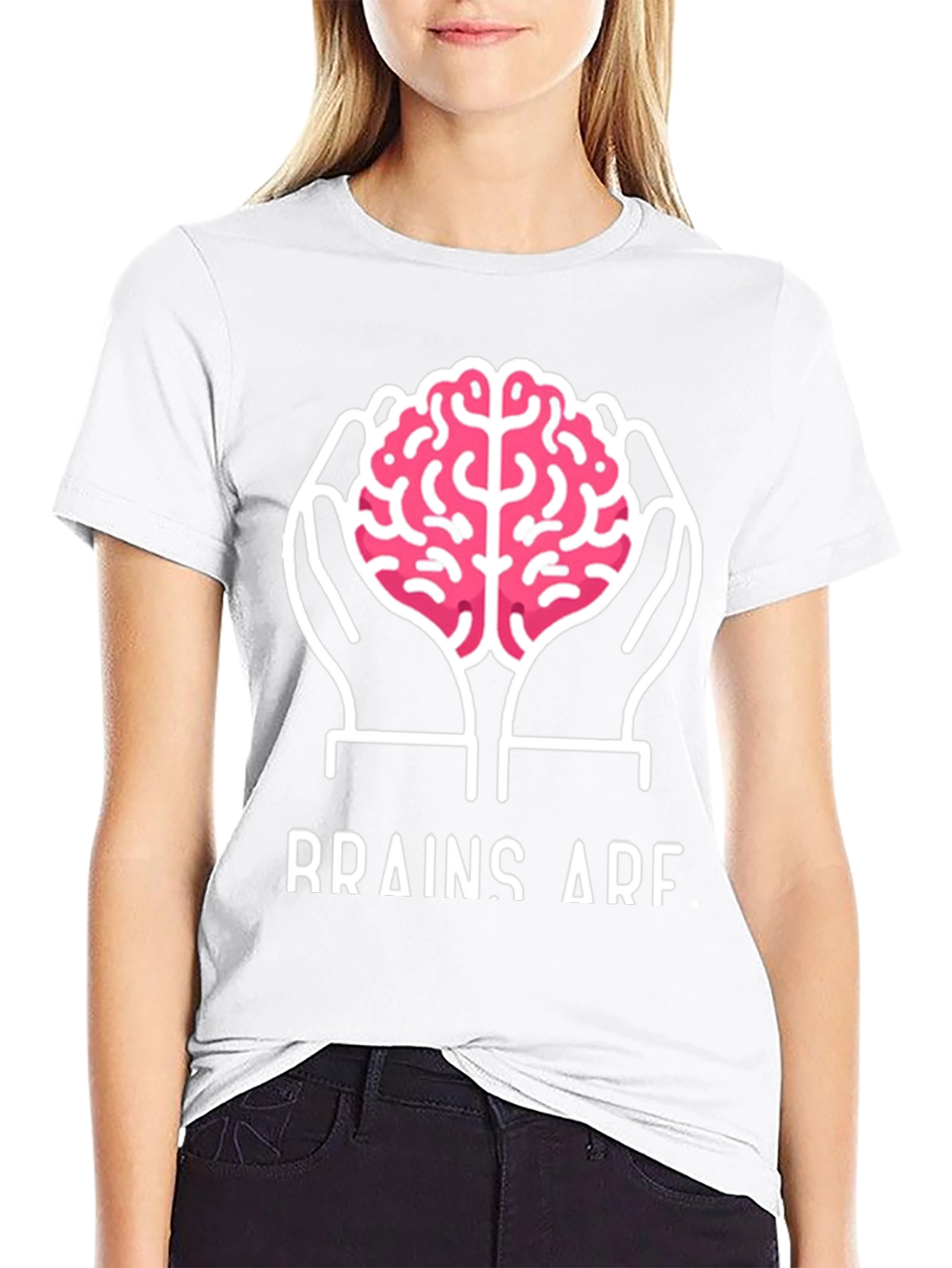 Brainy Tee: Hold Brains! Cool Graphic T-Shirt
