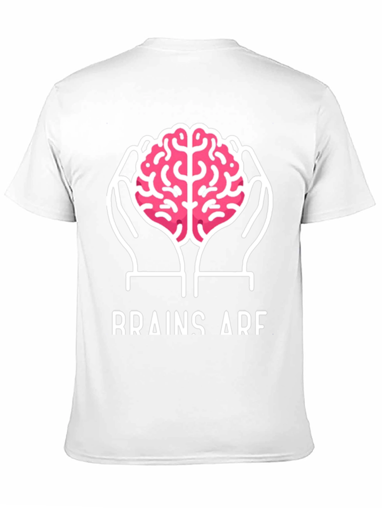 Brainy Tee: Hold Brains! Cool Graphic T-Shirt
