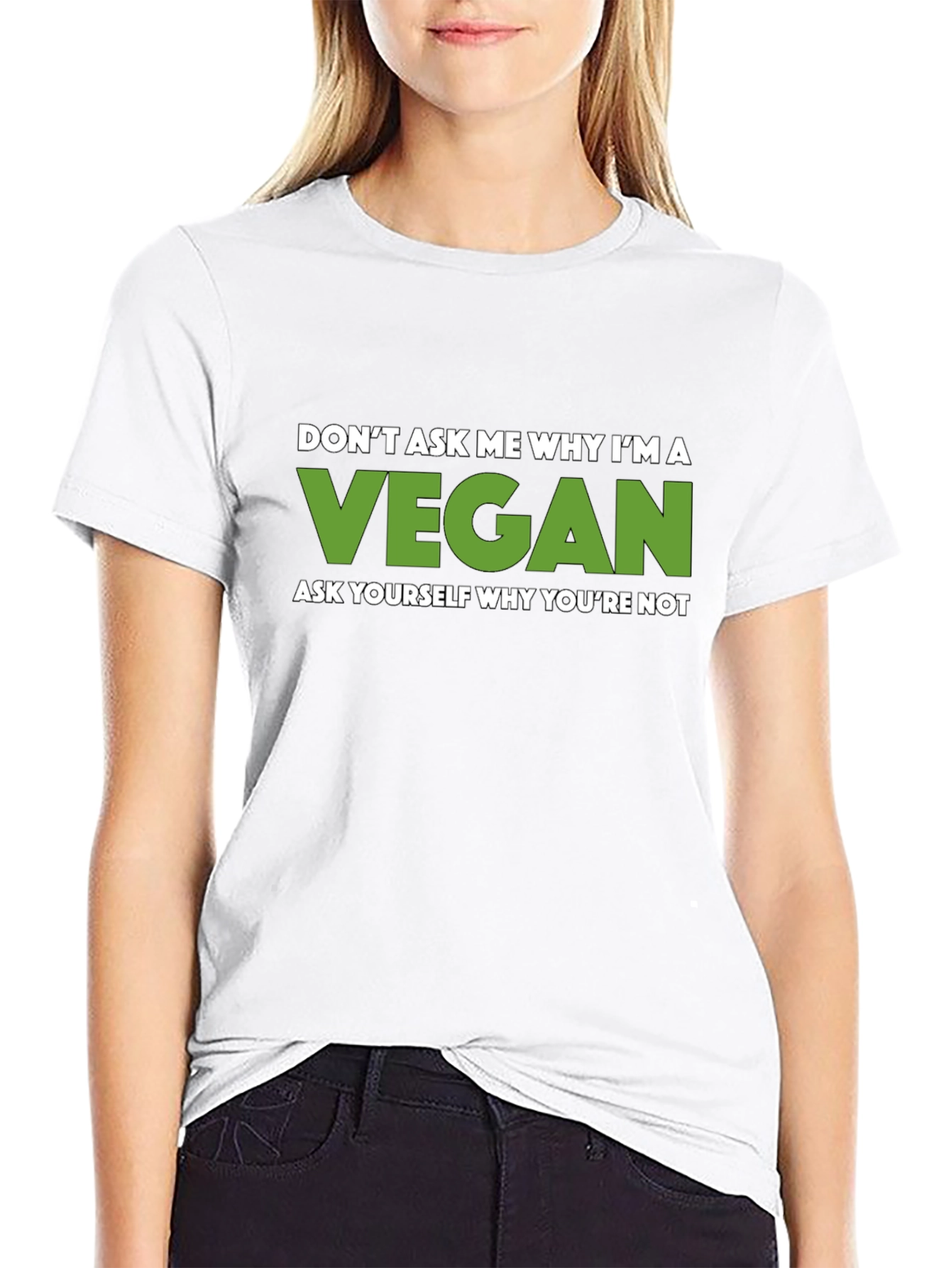 Vegan Graphic Tee - Black Veganism T-Shirt