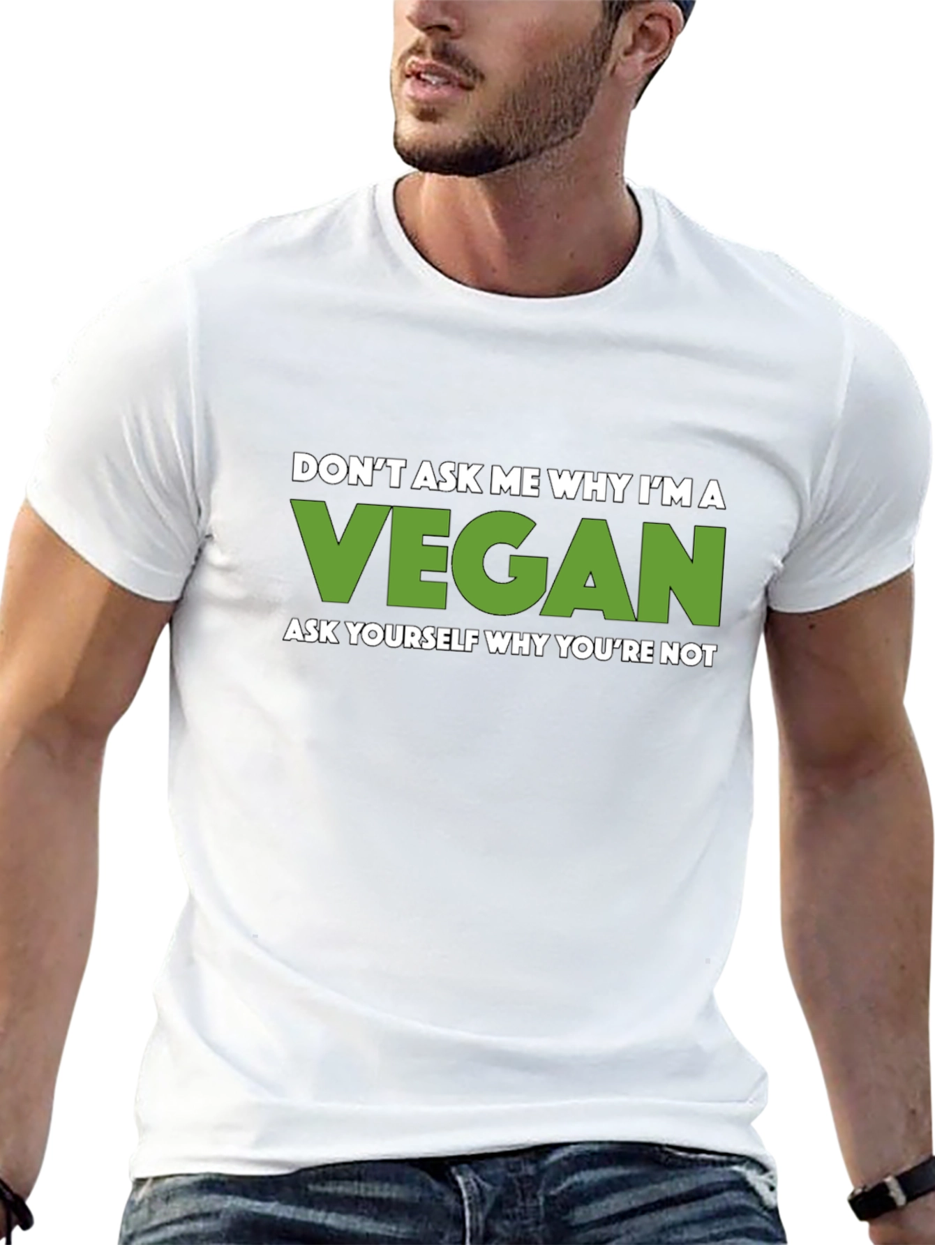 Vegan Graphic Tee - Black Veganism T-Shirt