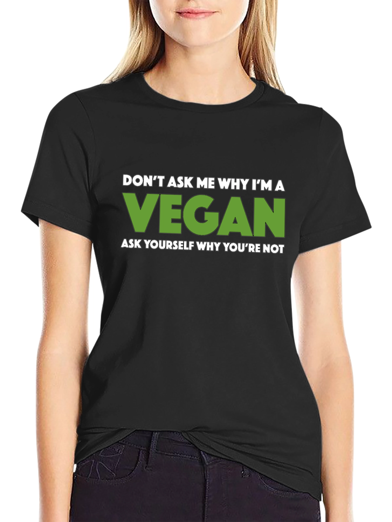 Vegan Graphic Tee - Black Veganism T-Shirt
