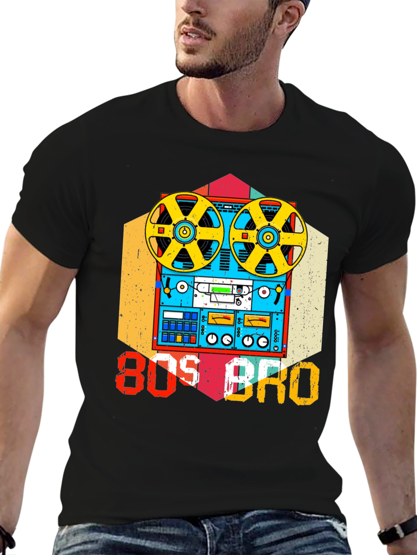 80s Bro Cassette Tape Graphic Tee
