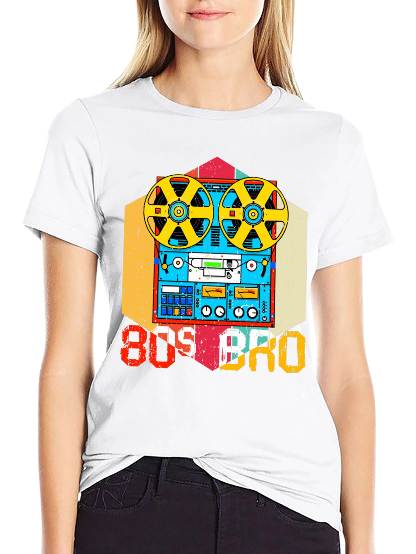 80s Bro Cassette Tape Graphic Tee
