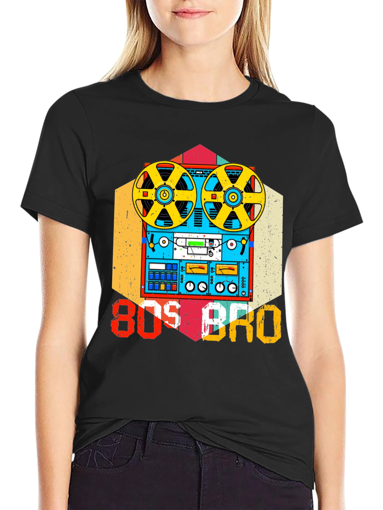 80s Bro Cassette Tape Graphic Tee