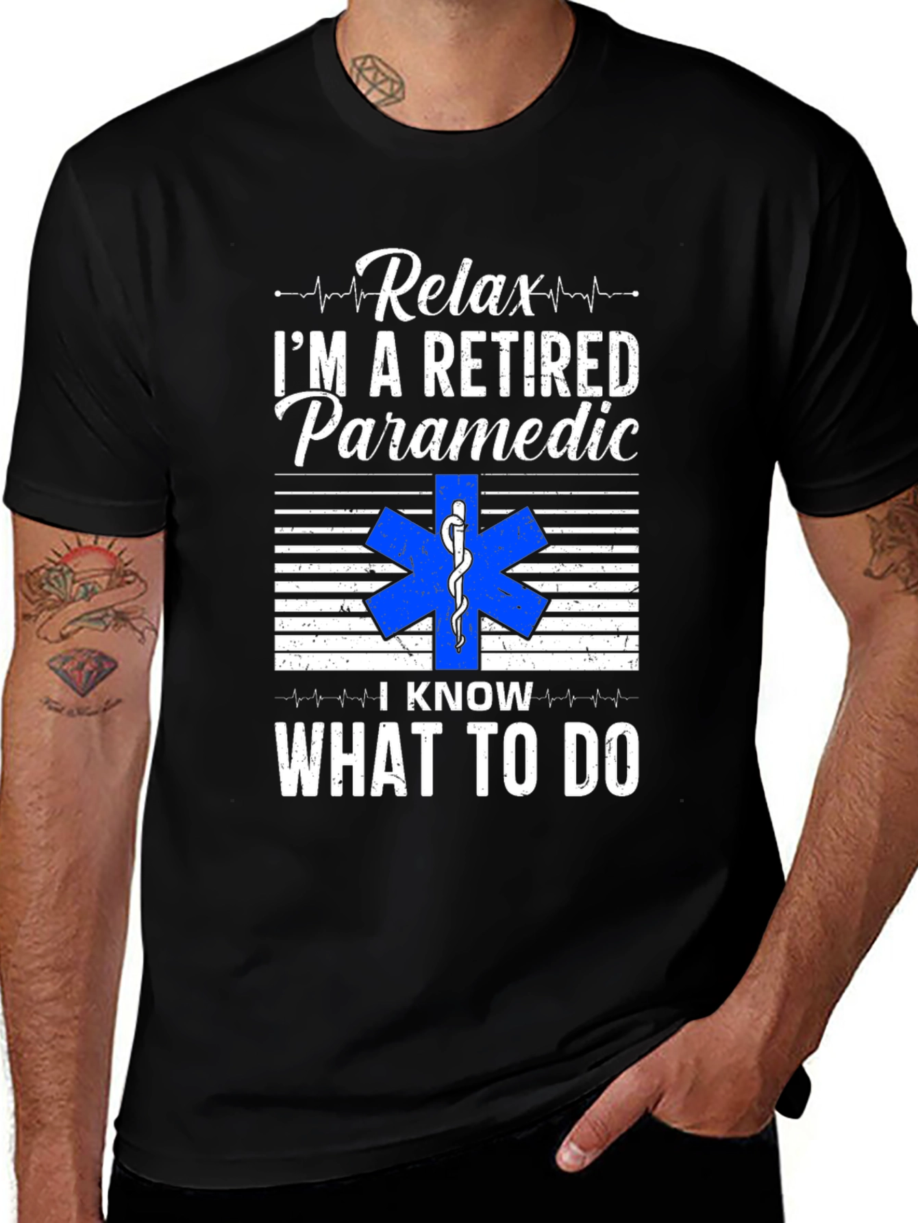 Relax Im a Retired Paramedic T-Shirt