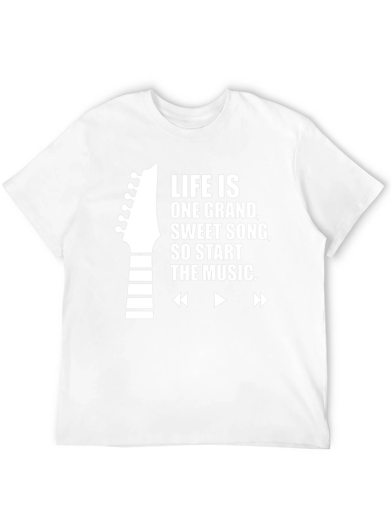 Life is One Grand Sweet Song Black T-Shirt
