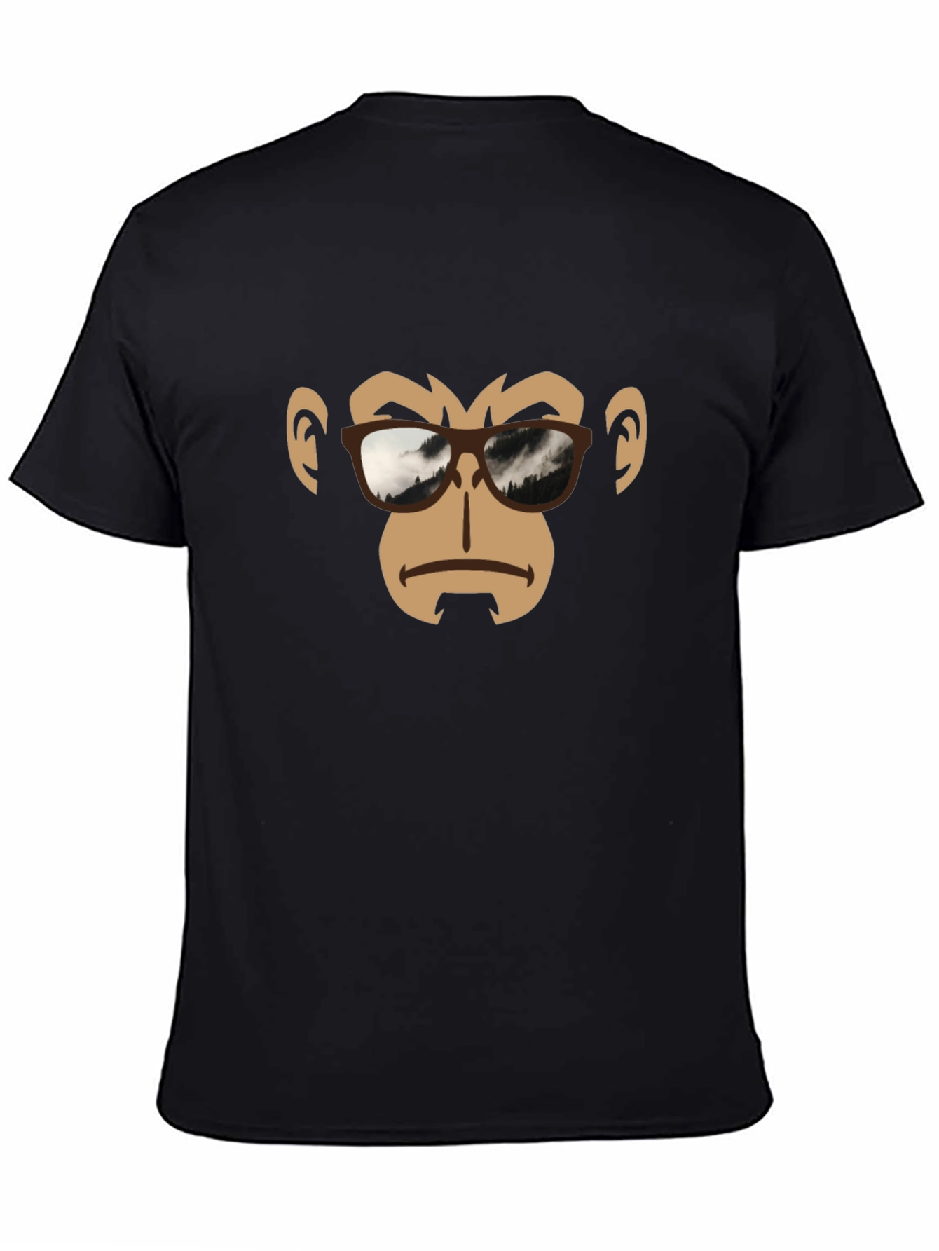 Cool Ape Graphic Tee - Black