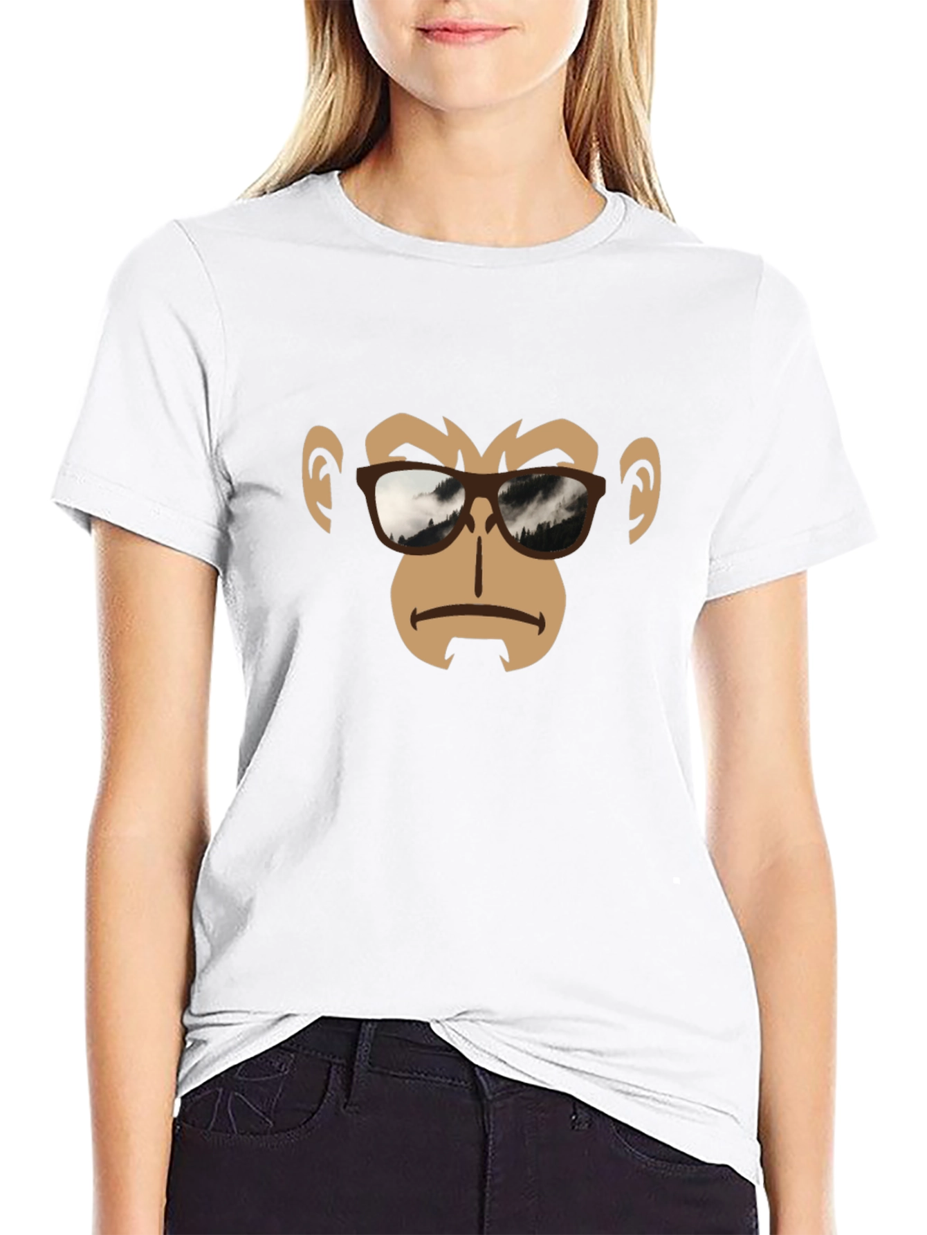 Cool Ape Graphic Tee - Black