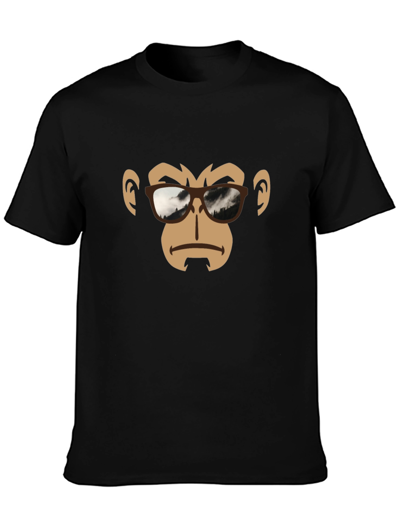Cool Ape Graphic Tee - Black