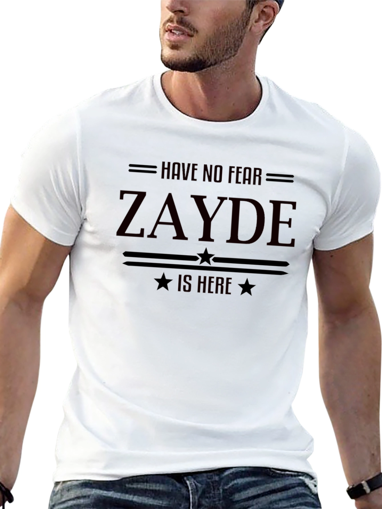 Have No Fear ZAYDE Is Here Black T-Shirt