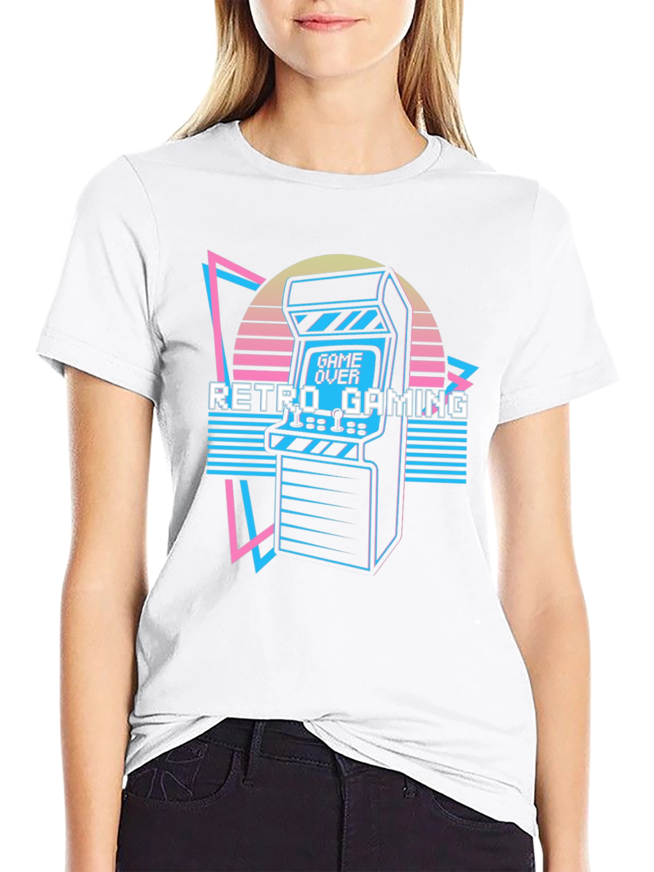 Retro Gaming Arcade T-Shirt - 80s Style Graphic Tee