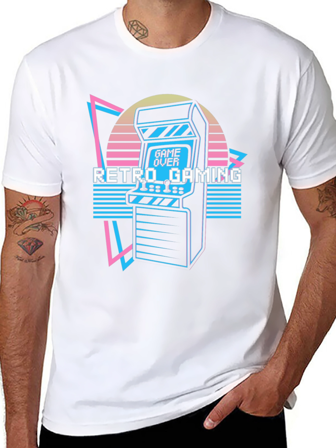 Retro Gaming Arcade T-Shirt - 80s Style Graphic Tee
