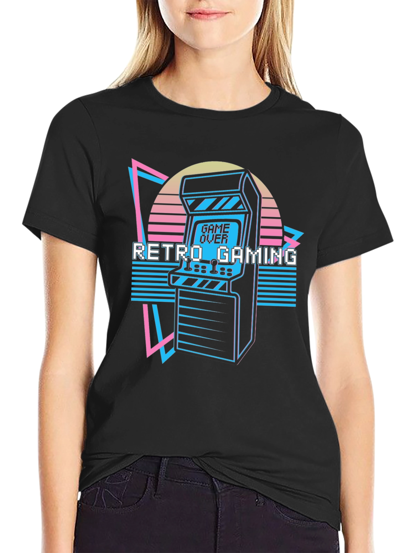 Retro Gaming Arcade T-Shirt - 80s Style Graphic Tee