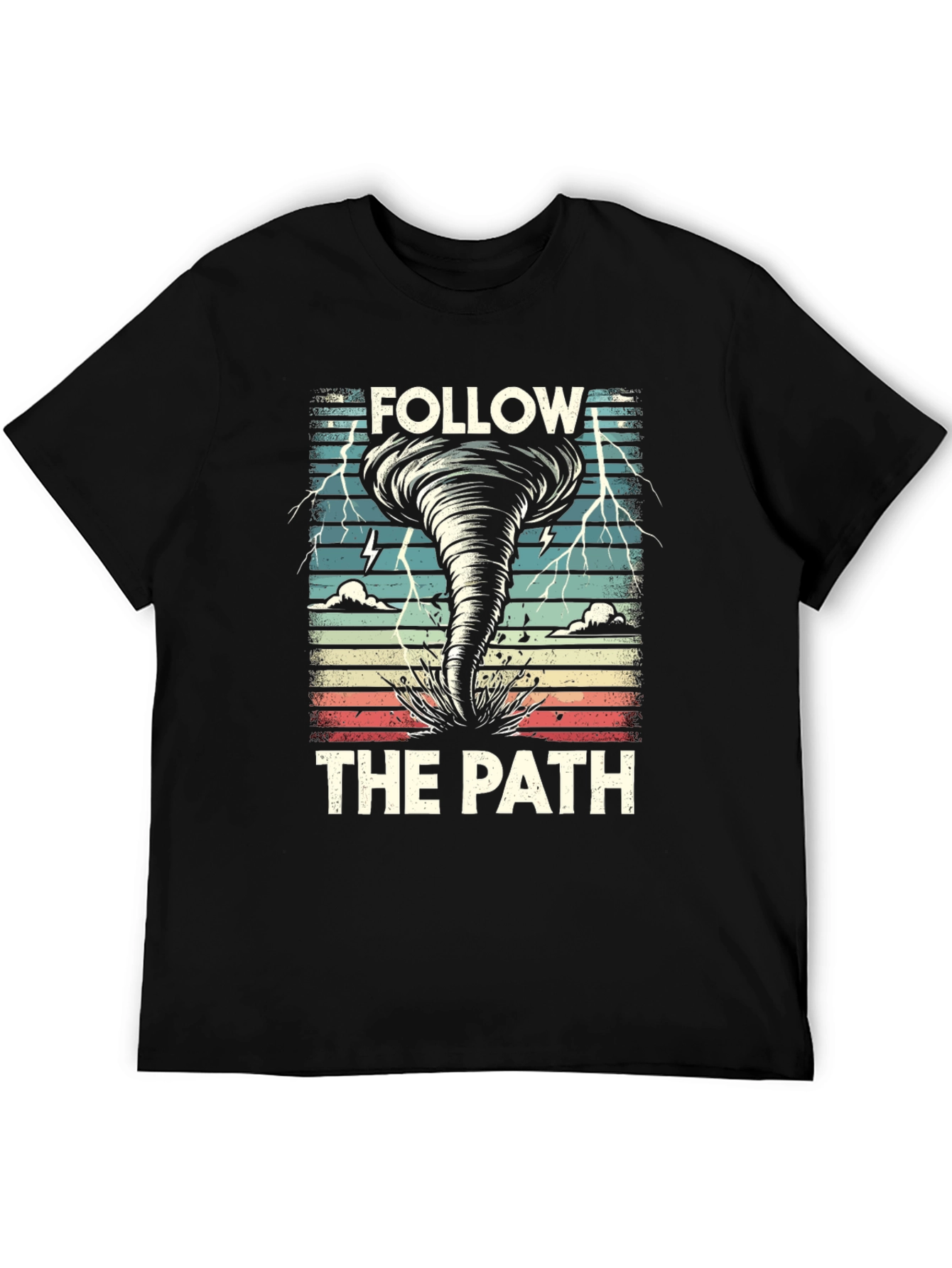 Follow the Path Tornado Graphic T-Shirt
