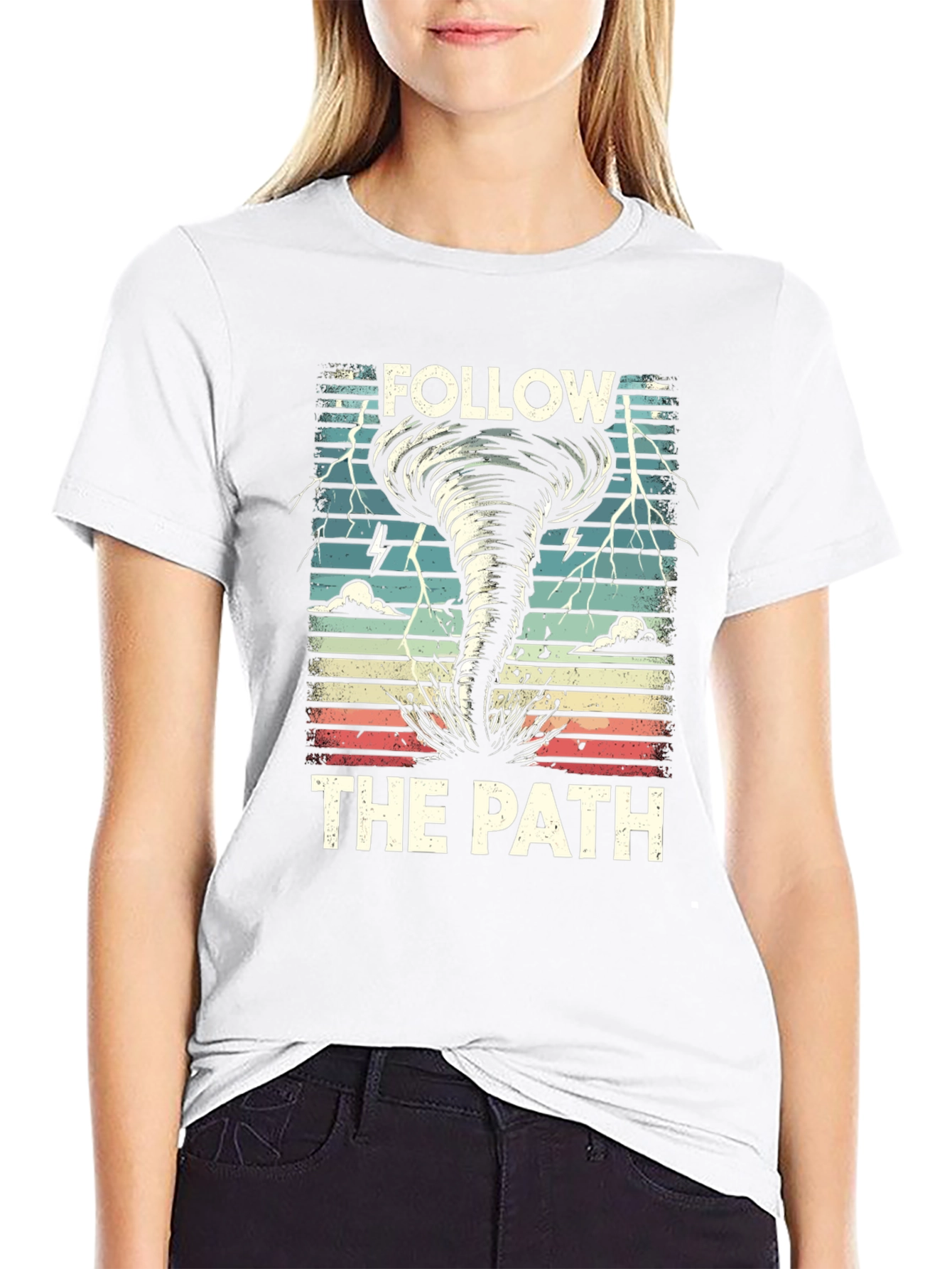 Follow the Path Tornado Graphic T-Shirt
