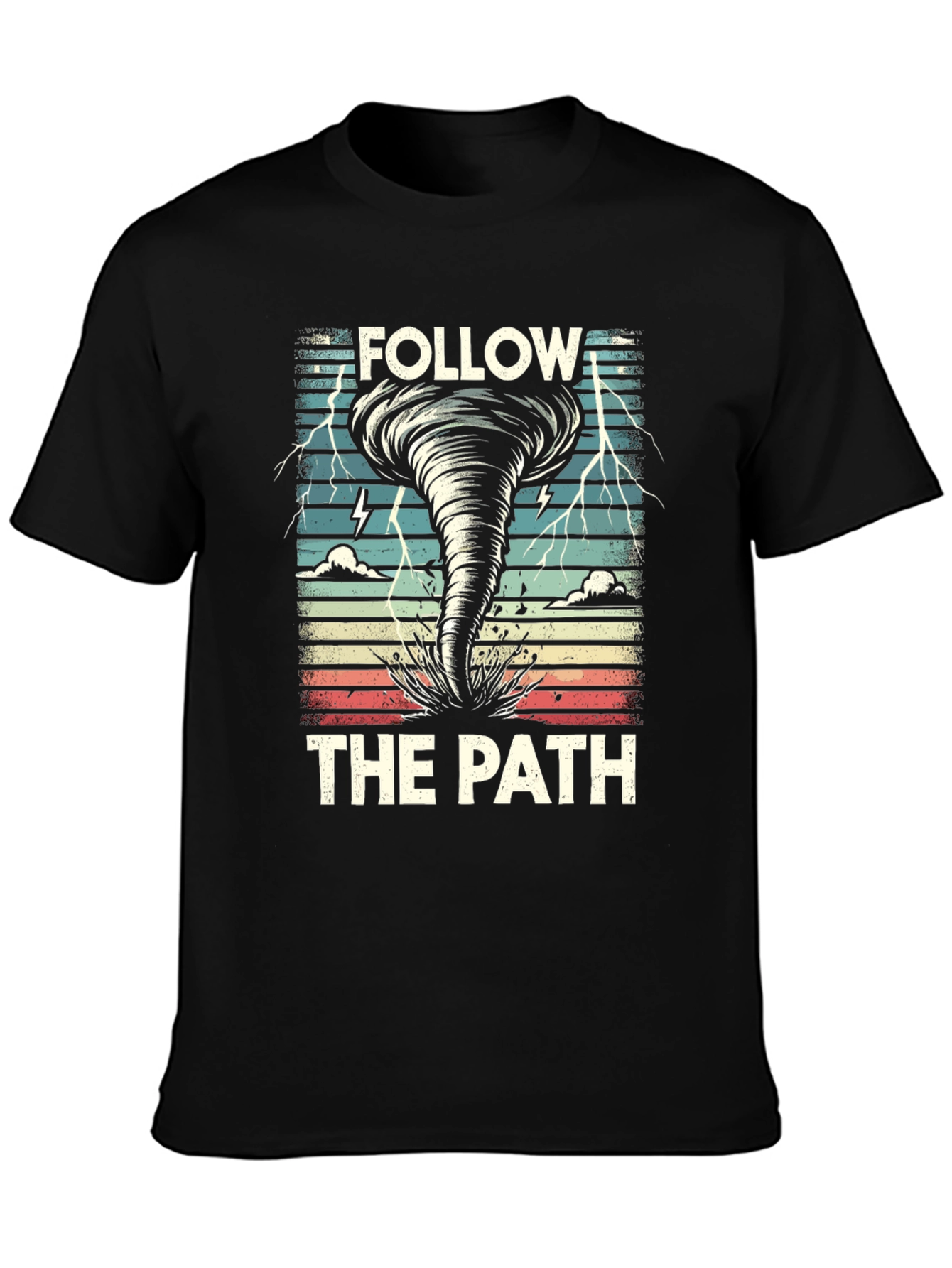 Follow the Path Tornado Graphic T-Shirt