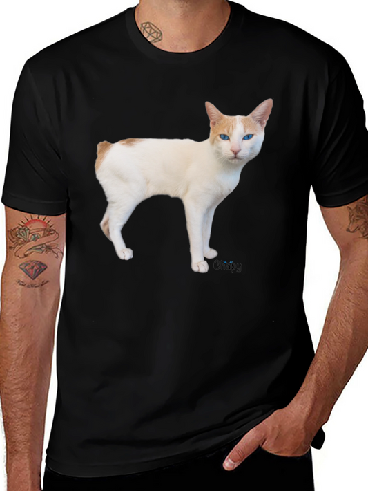 Cool Cat T-Shirt - Casual Black Tee