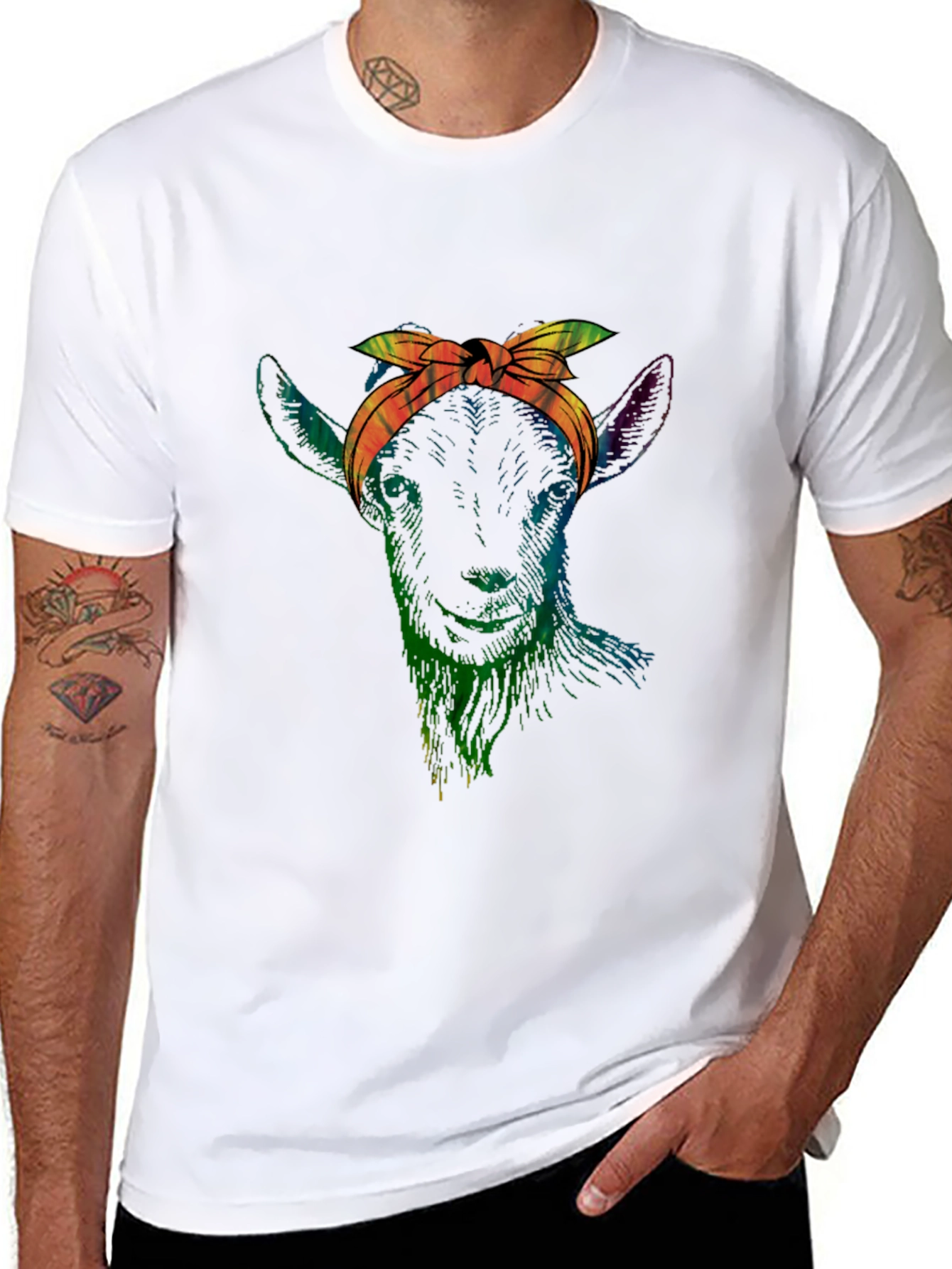 Cool Goat Graphic T-Shirt