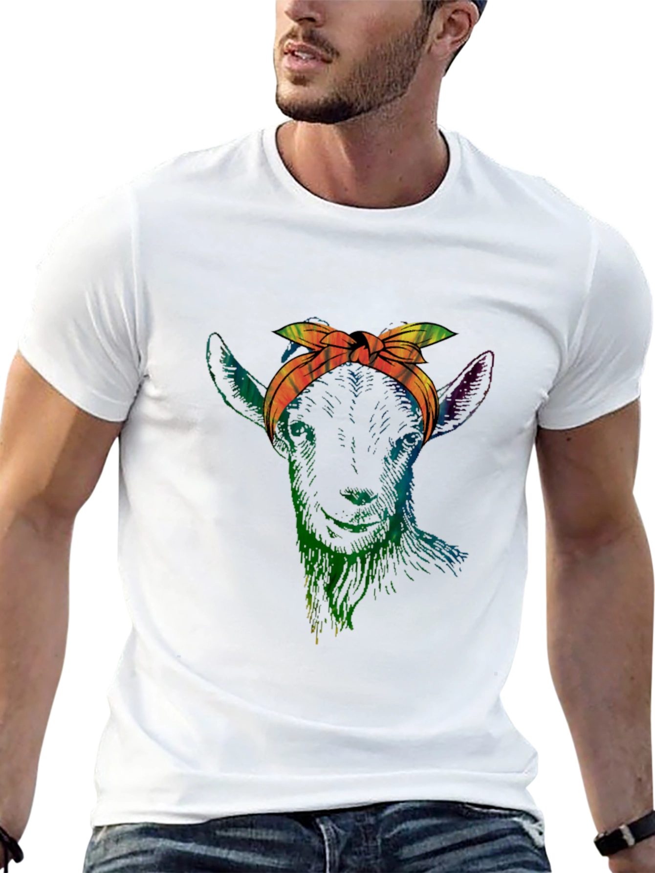 Cool Goat Graphic T-Shirt
