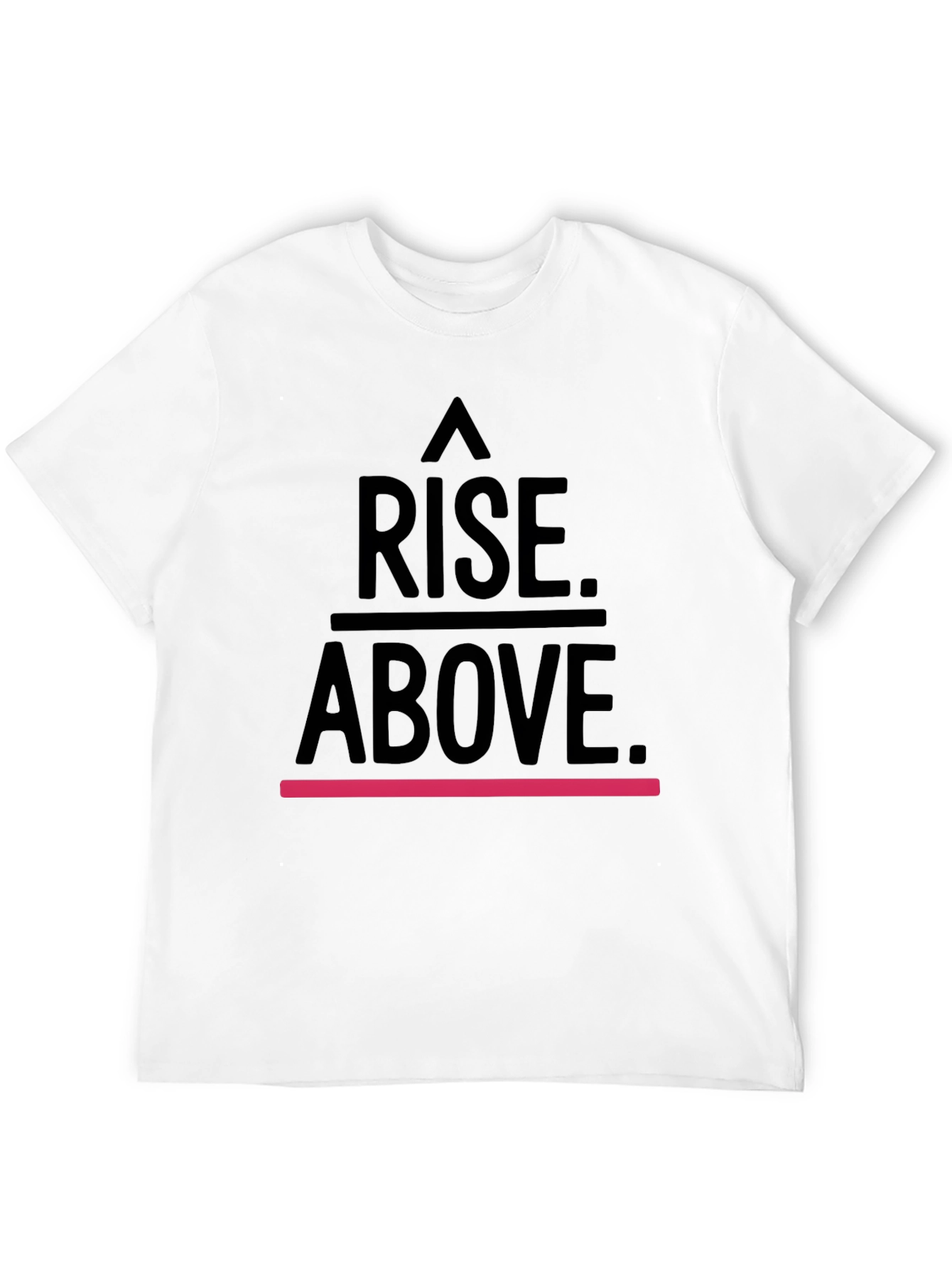 Rise Above Black Graphic T-Shirt