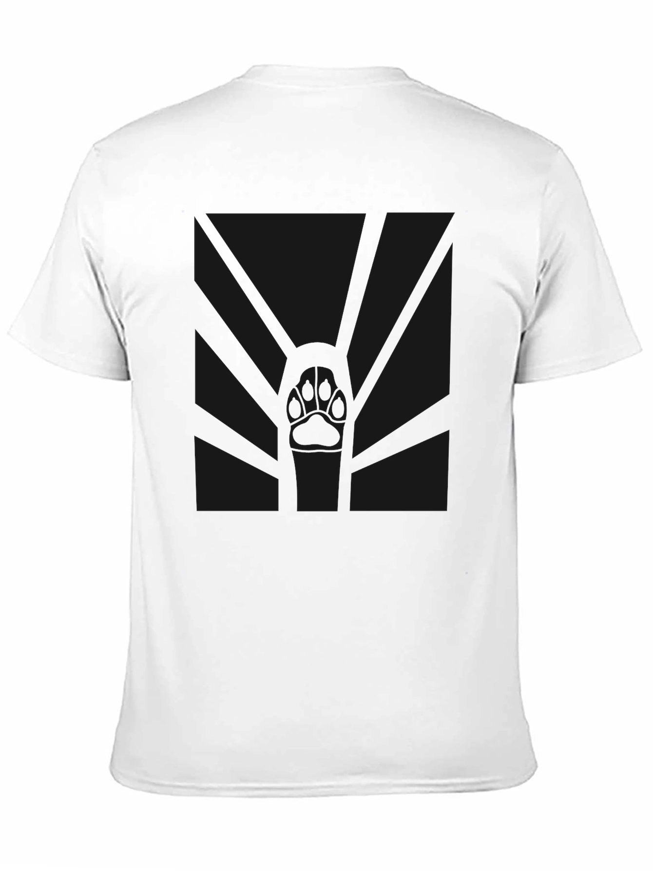 Mens Classic Black Crew Neck T-Shirt