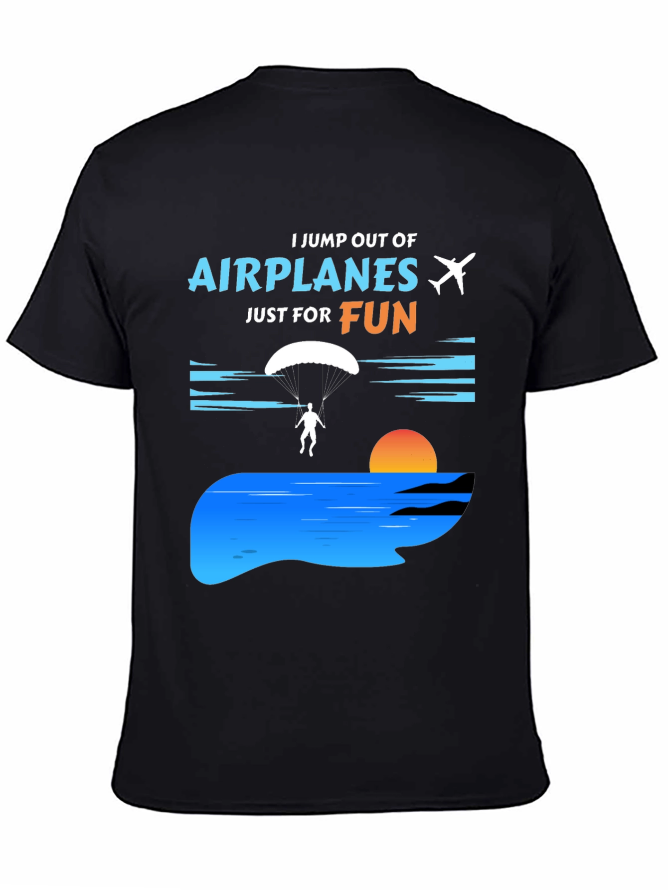 Skydiving Fun T-Shirt - Airplane Jumper